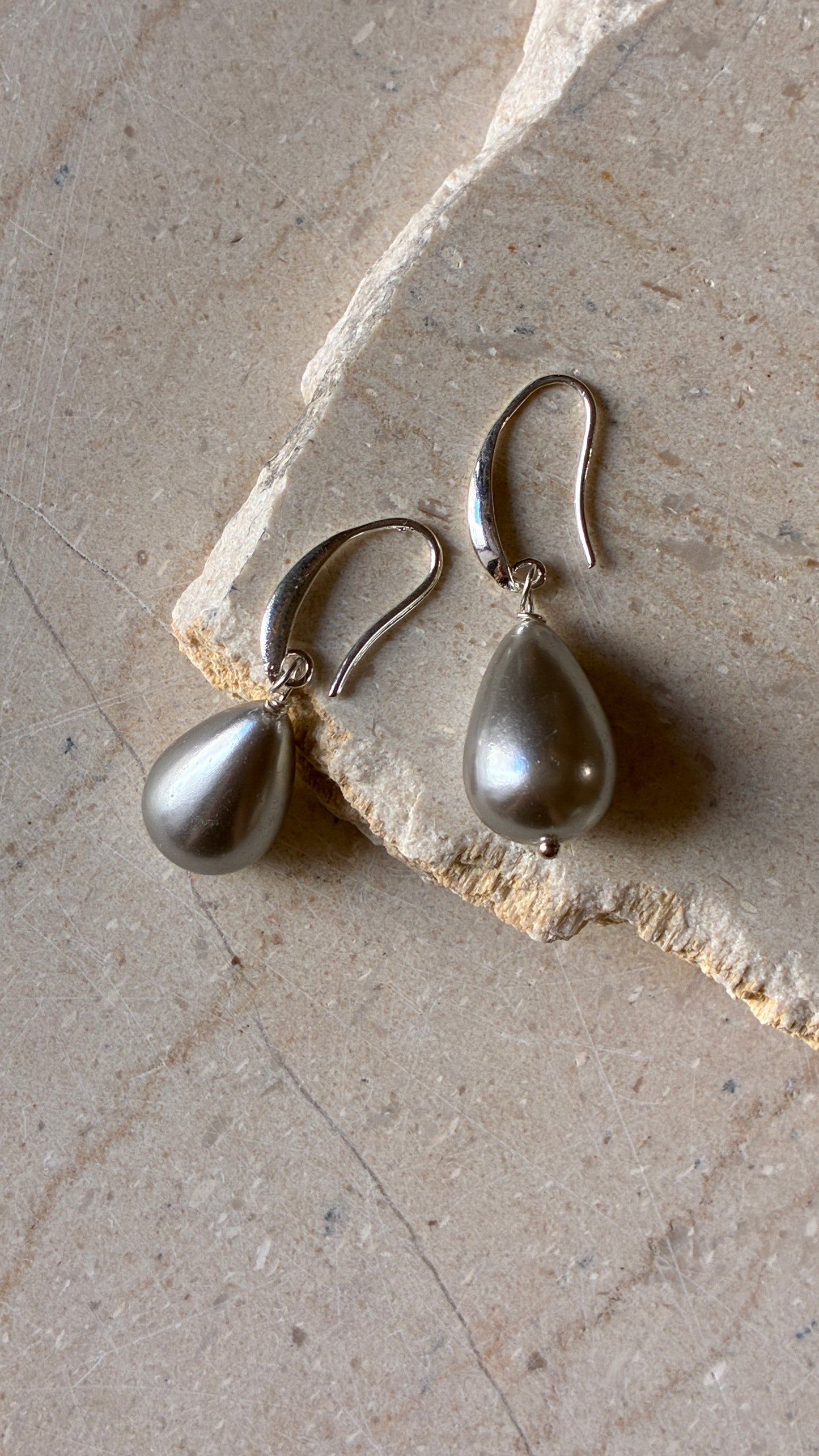 Eleganckie kolczyki "perły z Majorki"